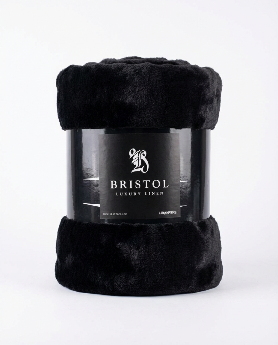 Blanki Plush Blanket — Burgundy