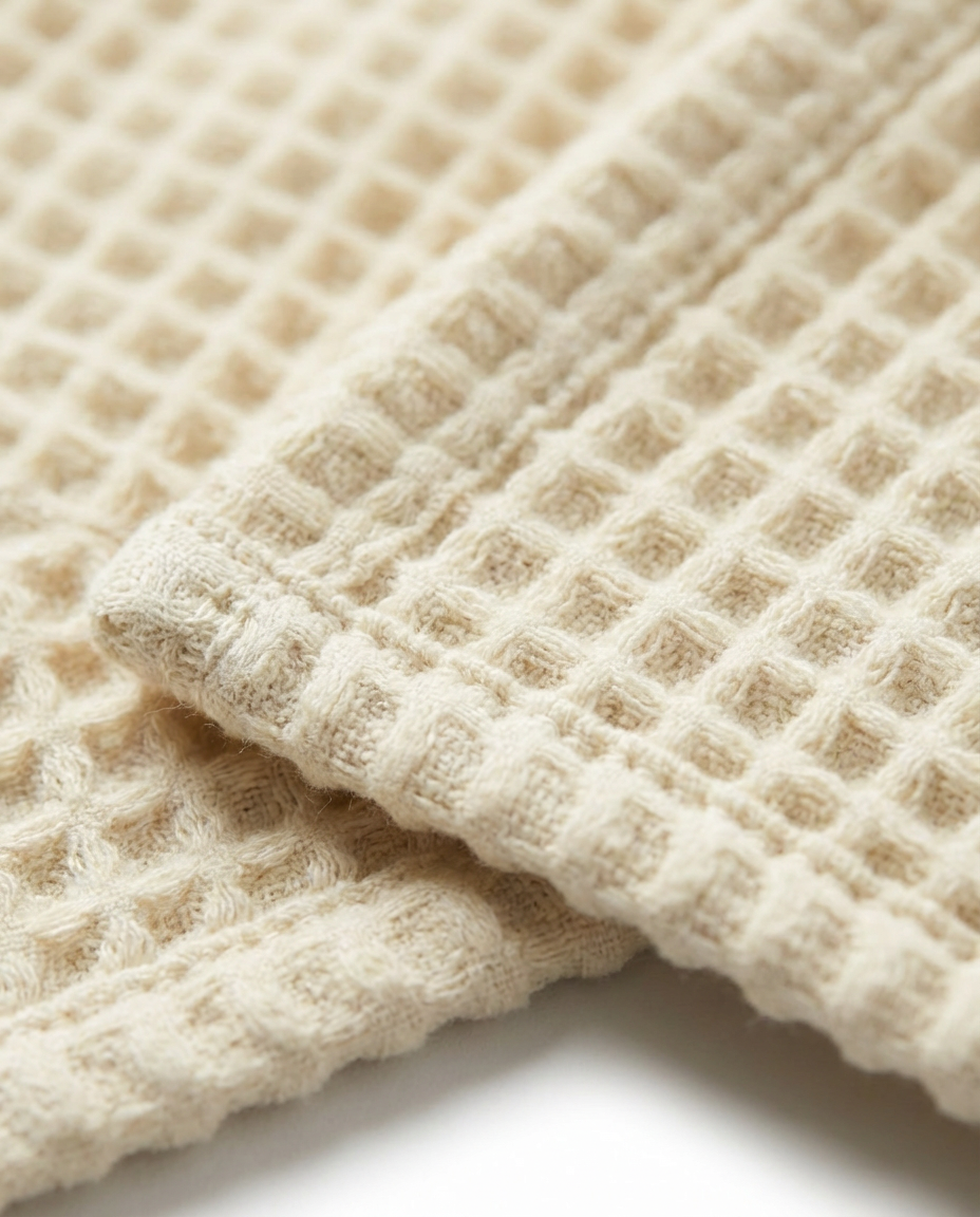 Blanki Waffle Blanket — Cream